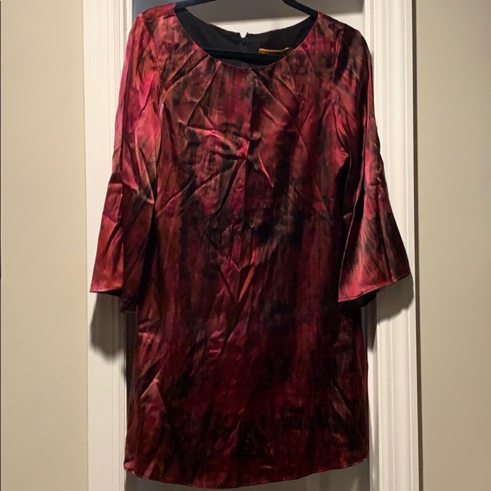 Alice and Olivia Red and black dress